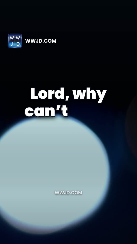 Lord, why can't I stop worrying?